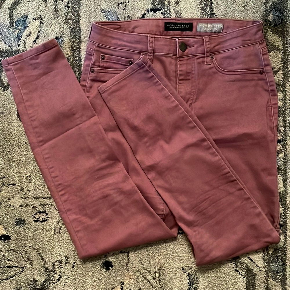 Aeropostale high waisted skinny jegging size 6R